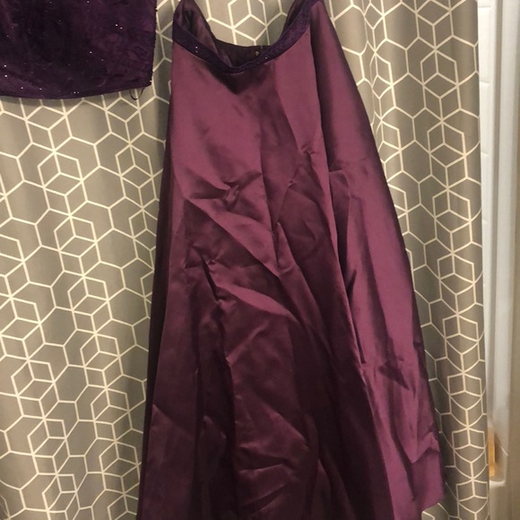 Purple Prom Dress - Picture 3 of 5